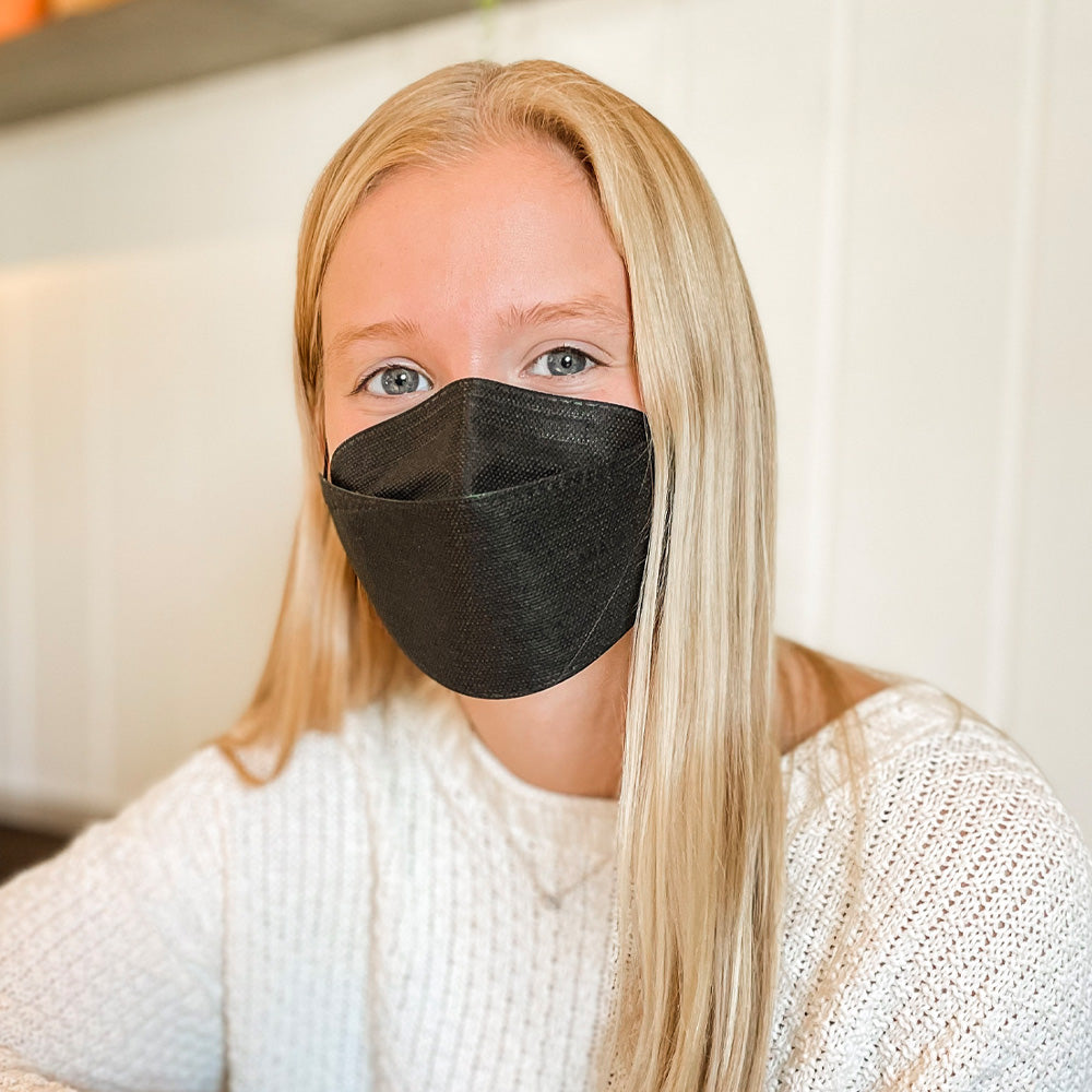 BreatheTeq KN95 SMALL Black Non-Medical Face Mask